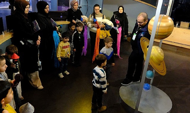 Lokomotif Çocuk Köyü’nün minikleri bilimin izinde